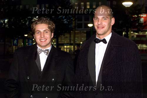 Amsterdam 12 Oktober 2001
Uitreiking Televizierring in de Heineken Music 
Pieter v d Hoogenband en Marcel Wouda