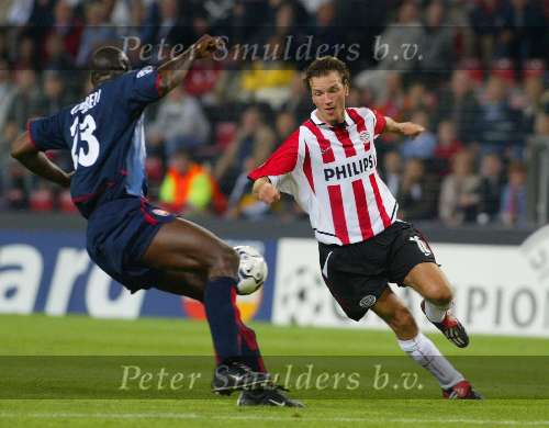Eindhoven, 25 september 2002
PSV- Asenal FC , tweede wedstrijd in de championsleague
Eindstand 0-3
Arnold Bruggink