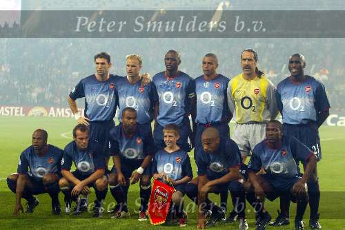 Eindhoven, 25 september 2002
PSV- Asenal FC , tweede wedstrijd in de championsleague
Eindstand 0-4
