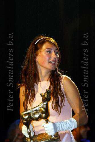 Utrecht 4 oktober 2002
Uitreiking gouden kalveren
Carice v Houten