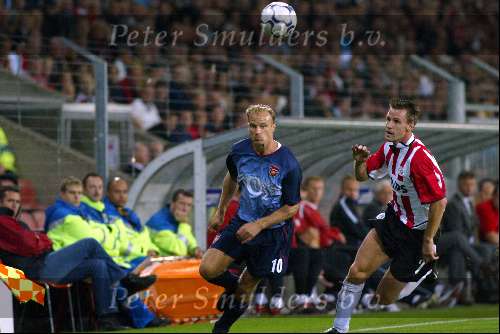 Eindhoven 25 september 2002
PSV-Arsenal 0-4
Dennis Bergkamp en Andre Ooijer