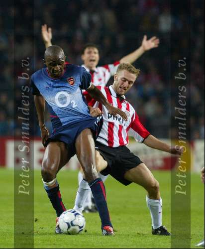 Eindhoven, 25 september 2002
PSV- Asenal FC , tweede wedstrijd in de championsleague
Eindstand 0-4
Dennis Rommedahl