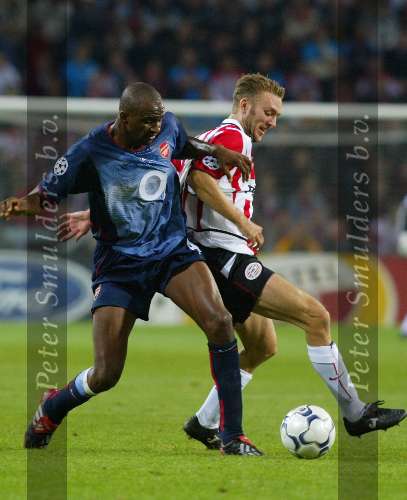 Eindhoven, 25 september 2002
PSV- Asenal FC , tweede wedstrijd in de championsleague
Eindstand 0-4
Dennis Rommedahl