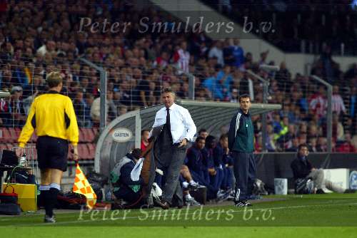 Eindhoven, 25 september 2002
PSV- Asenal FC , tweede wedstrijd in de championsleague
Guus Hiddink