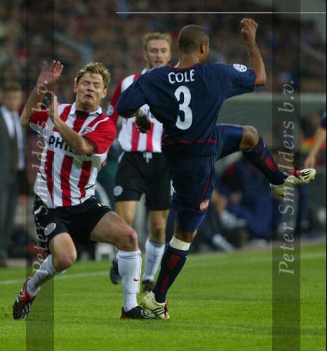 Eindhoven, 25 september 2002
PSV- Asenal FC , tweede wedstrijd in de championsleague
Eindstand 0-3
Johann Vogel