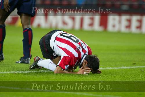 Eindhoven, 25 september 2002
PSV- Asenal FC , tweede wedstrijd in de championsleague
Eindstand 0-4
Kezman
