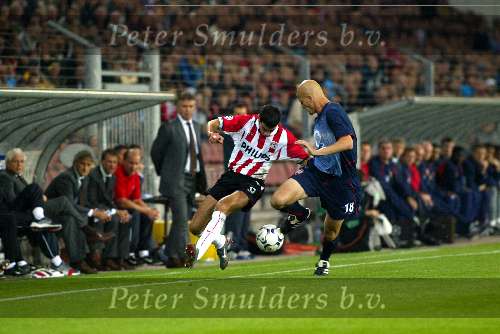 Eindhoven, 25 september 2002
PSV- Asenal FC , tweede wedstrijd in de championsleague
Eindstand 0-3
Kezman