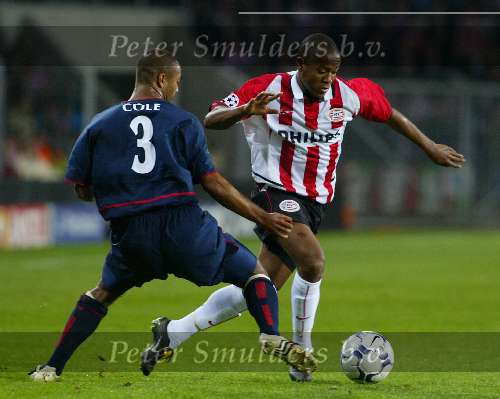 Eindhoven, 25 september 2002
PSV- Asenal FC , tweede wedstrijd in de championsleague
Eindstand 0-4