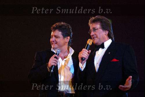 Rotterdam 5 oktober 2002
Rene Froger optreden in AHOY
Rene met Lee Towers