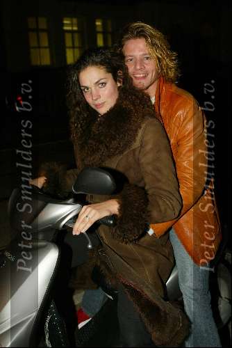 Amsterdam 1 oktober 2002
Tygo Gernandt met vriendin op scooter