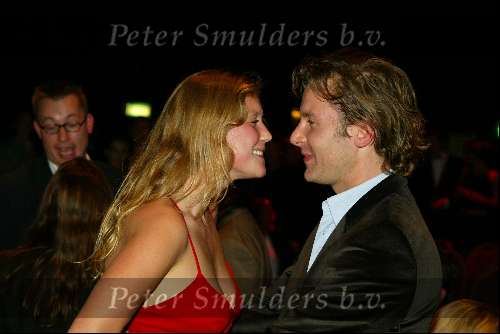Utrecht 4 oktober 2002
Uitreiking gouden kalveren
Sophie Hildebrand met Wessel v Diepen