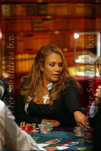 Scheveningen 4 oktober 2003
Opnames casino kings in het holland casino in scheveningen.
Patty Brard