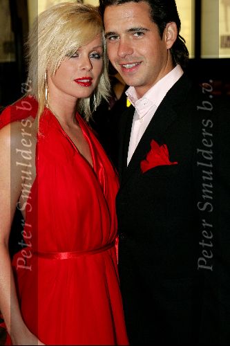 Amsterdam 18 oktober 2004
Uitreiking Beau Monde awards in Tuschinski.
Bridget Maasland met vriend Pepijn