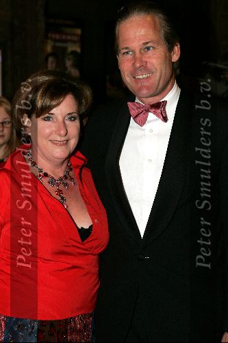Amsterdam 18 oktober 2004
Uitreiking Beau Monde awards in Tuschinski.
Catherine Keyl met vriend