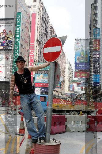 Hong Kong 11 oktober 2004
Princess Model of the world verkiezing.
Charly Luske