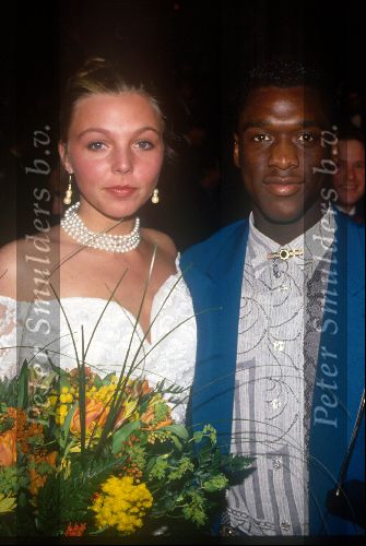 Clarence Seedorf met vriendin