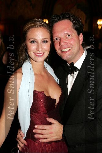 Amsterdam 18 oktober 2004
Uitreiking Beau Monde awards in Tuschinski.
Fabienne de Vries met Guido den Aantrekker