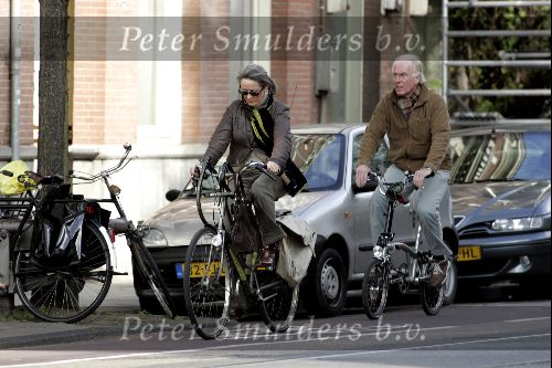 Amsterdam 22 oktober 2004
Fred Oster op fiets met vrouw