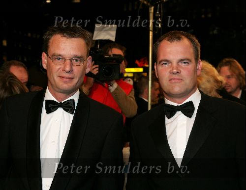 Amsterdam 21 oktober 2004
Uitreiking van de televizierring in HMH.
Gert Jaap Schoppink met een vriend