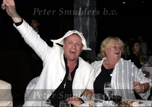 Hong Kong 8 oktober 2004
Princess Model of the world verkiezing.
Gordon en Tineke de Nooy