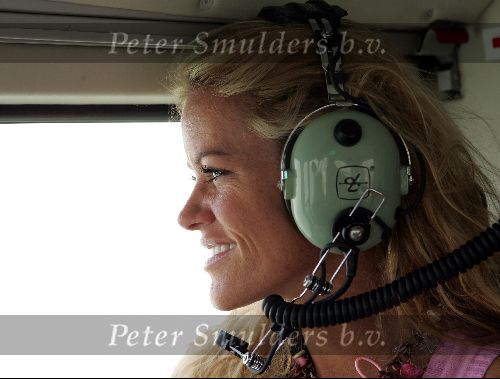 Hong Kong 9 oktober 2004
Princess Model of the world verkiezing.
Inge de Bruijn in helicopter