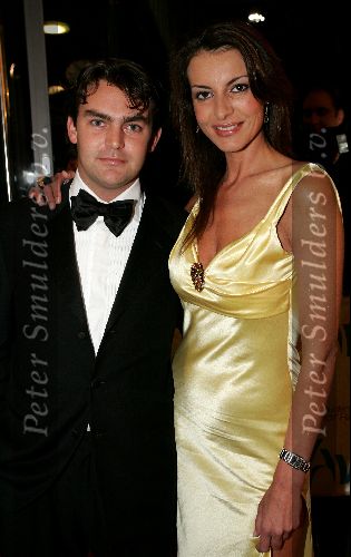Amsterdam 21 oktober 2004
Uitreiking van de televizierring in HMH.
Irene v d Laar met vriend