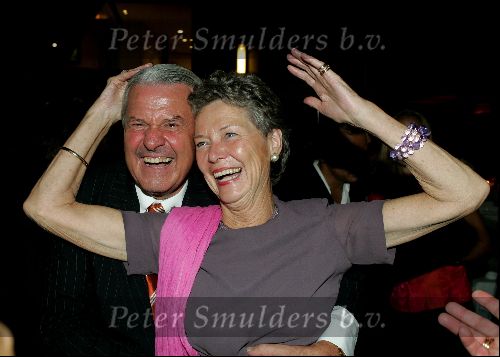 Hong Kong 9 oktober 2004
Princess Model of the world verkiezing.
Jaap Rost Onnes met vrouw Mary