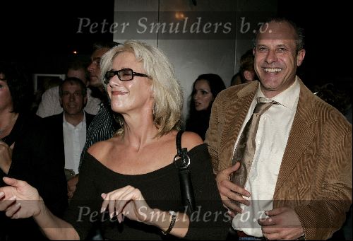 Amsterdam 3 oktober 2004
Presentatie sieradenlijn van Maik de Boer.
Jet v d Meij met vriend