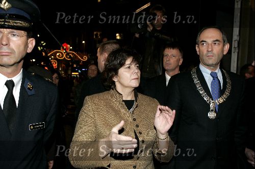 Amsterdam 2 november 2004
Theo v Gogh vermoord in Amsterdam. Herdenking op de Dam
Rita Verdonk en Job Cohen