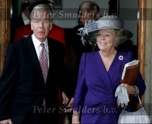 Den Haag 20 oktober 2004
Prinses Maxima bij Raad v State. 
Koningin Beatrix en Tjeenk Willink