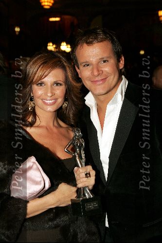 Amsterdam 18 oktober 2004
Uitreiking Beau Monde awards in Tuschinski.
Leontine Borsato en Leco v Zadelhoff