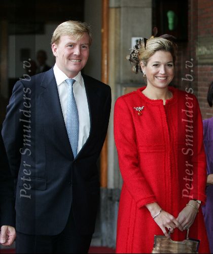 Den Haag 20 oktober 2004
Prinses Maxima bij Raad v State. 
Maxima en Prins Willem Alexander