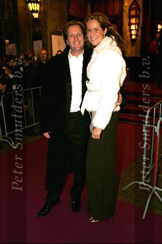 Amsterdam 18 oktober 2004
Uitreiking Beau Monde awards in Tuschinski.
Paulien Huizinga met Michiel Mol