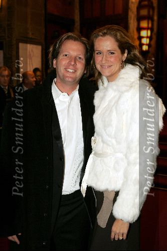 Amsterdam 18 oktober 2004
Uitreiking Beau Monde awards in Tuschinski.
Paulien Huizinga met Michiel Mol