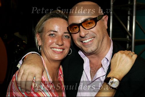 Hong Kong 8 oktober 2004
Princess Model of the world verkiezing.
Petra Ouborg met vriend