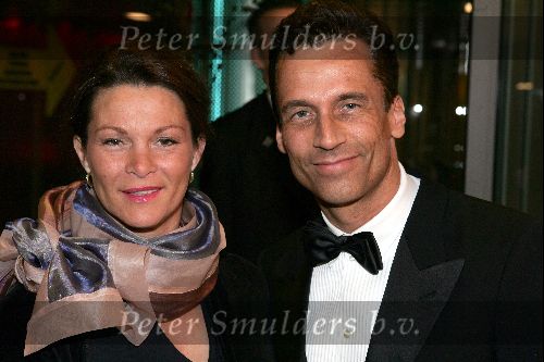 Amsterdam 21 oktober 2004
Uitreiking van de televizierring in HMH.
Robert Schoemacher met vrouw