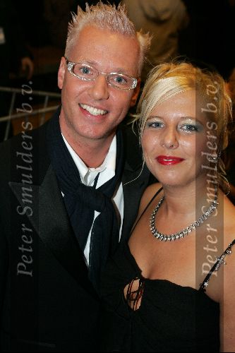 Amsterdam 18 oktober 2004
Uitreiking Beau Monde awards in Tuschinski.
Rudolf v Veen met vrouw