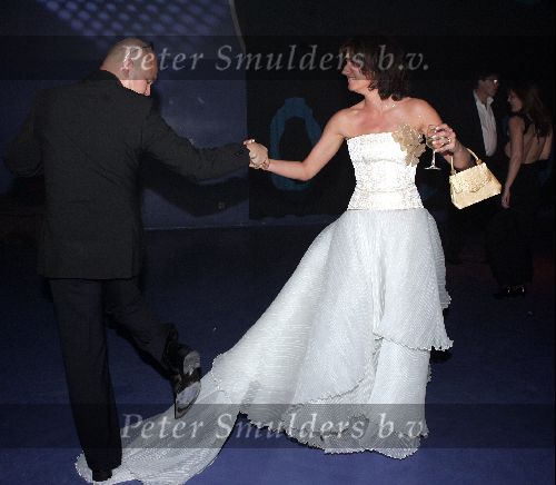 Amsterdam 21 oktober 2004
Uitreiking van de televizierring in HMH.
Stella Gommans dansend