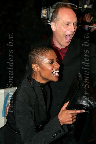 Amsterdam 21 oktober 2004
Uitreiking van de televizierring in HMH.
Sylvana Simons met man