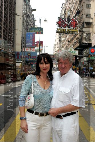 Hong Kong 10 oktober 2004
Princess Model of the world verkiezing.
Willibrord Frequin met Suzanne in Hong Kong