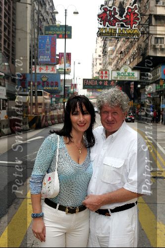 Hong Kong 10 oktober 2004
Princess Model of the world verkiezing.
Willibrord Frequin met Suzanne in Hong Kong