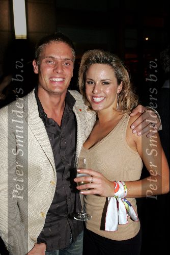 Hong Kong 9 oktober 2004
Princess Model of the world verkiezing. 
Winston Post met miss australie