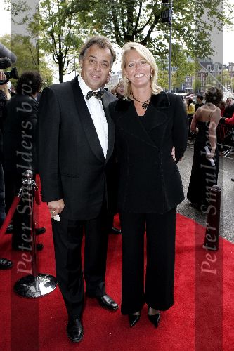 Amsterdam 2 oktober 2005
Premiere Beauty and the beast in Carre.
Aad Ouborg met vrouw Dorien Ouborg