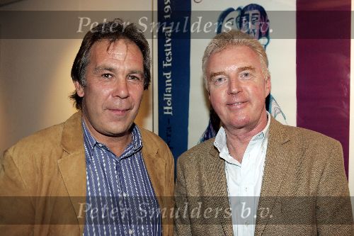 Amsterdam 2 oktober 2005
Presentatie cd Wim Sonneveld in nieuwe de la mar theater.
Maarten Spanjer met   Andre v Duin