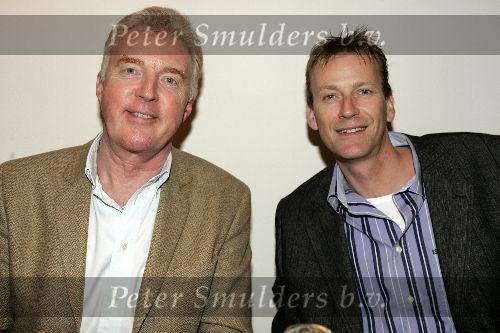 Amsterdam 2 oktober 2005
Presentatie cd Wim Sonneveld in nieuwe de la mar theater.
Andre v Duin met vriend