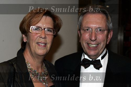 Amsterdam 2 oktober 2005
Premiere Beauty and the beast in Carre.
Annemarie Jorritsma met man