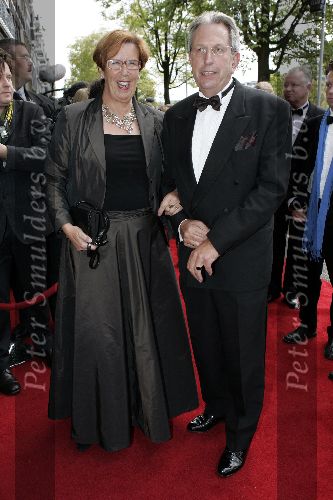 Amsterdam 2 oktober 2005
Premiere Beauty and the beast in Carre.
Annemarie Jorritsma met man