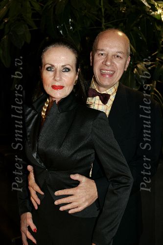 Amsterdam 30 oktober 2005
Modeshow Judith Osborn.
Ans Marcus met vriend Wybe