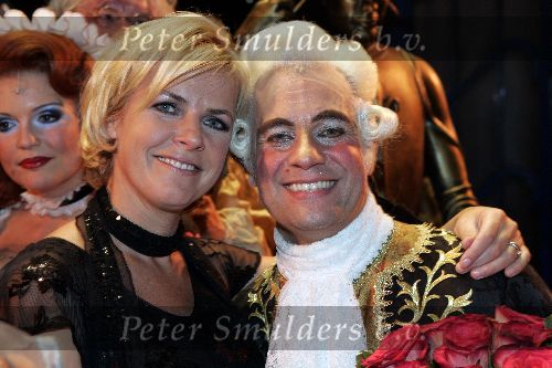 Amsterdam 2 oktober 2005
Premiere Beauty and the beast in Carre.
Irene Moors en  Carlo Boszhard