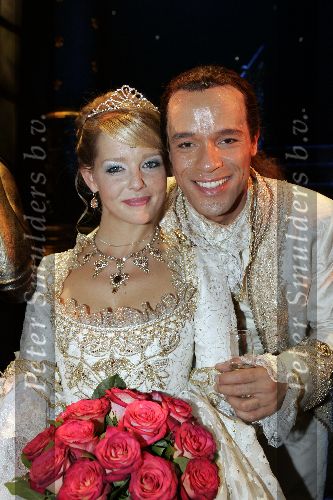 Amsterdam 2 oktober 2005
Premiere Beauty and the beast in Carre.
Chantal Janzen en Stanley Burlesson
